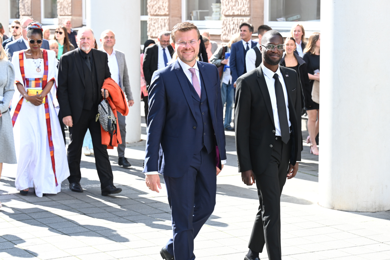 Verleihung Internationaler Menschenrechtspreis an Malcolm Bidali, Image © Christine Dierenbach / Stadt Nürnberg