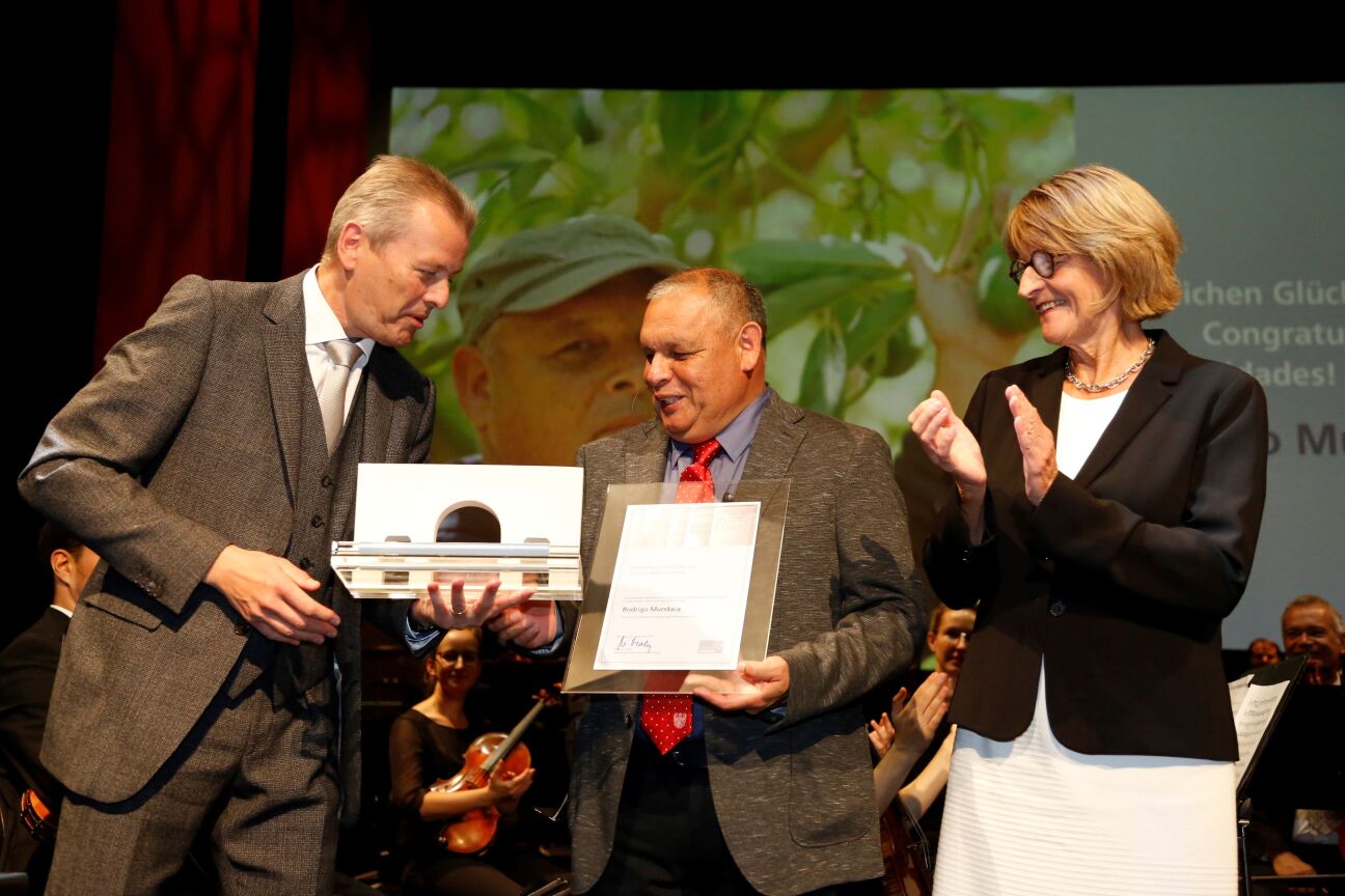 Oberbürgermeister Dr. Ulrich Maly und Jurymitglied Anne Brasseu