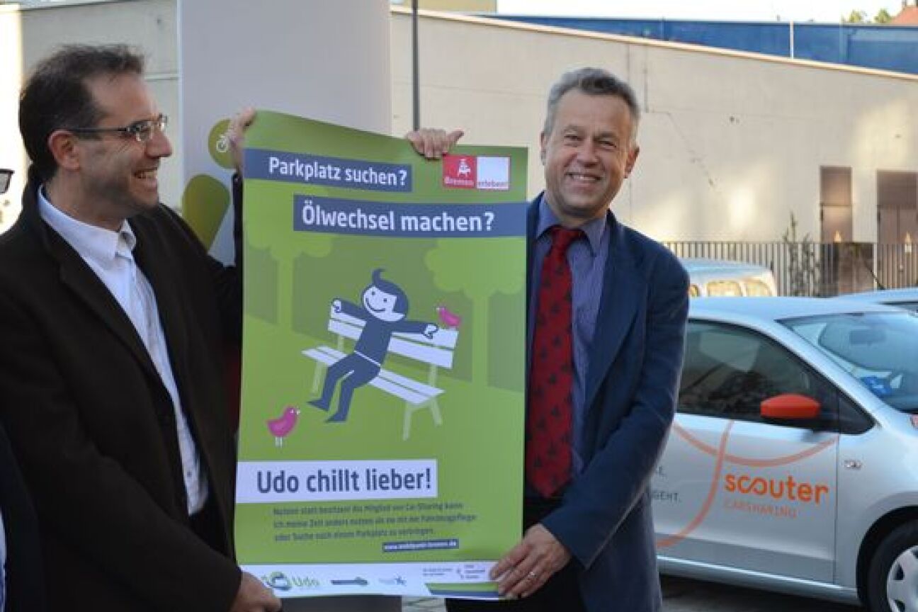 Udo chillt lieber! © Verkehrsplanungsamt Stadt Nürnberg