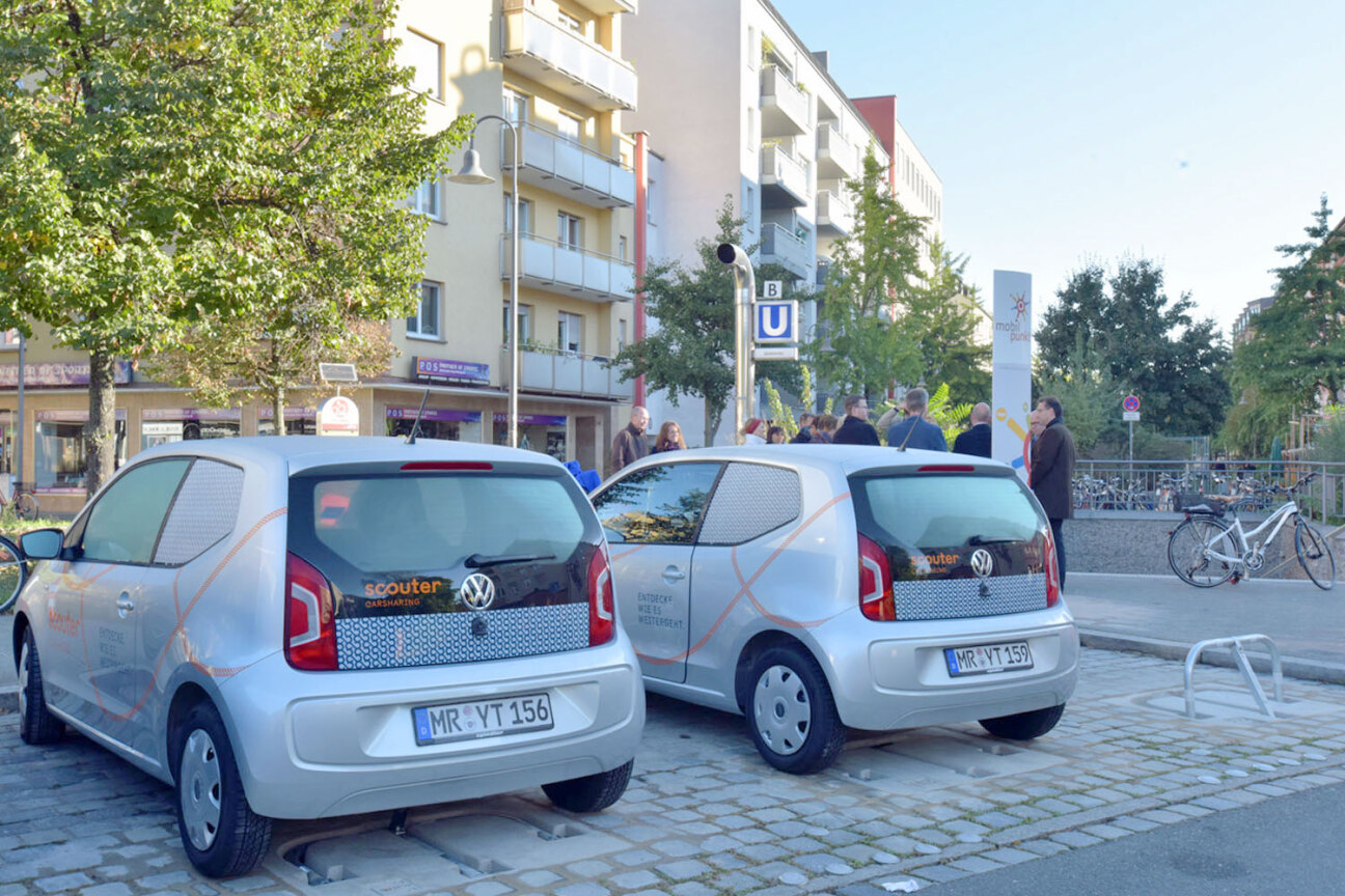 Carsharing Mobilpunkt Rennweg © Christine Dierenbach