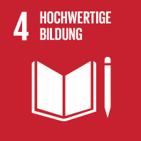 SDG 4 Icon Hochwertige Bildung