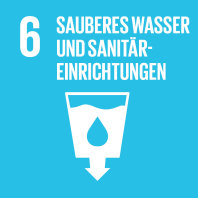 SDG 6 icon sauberes Wasser