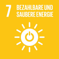 SDG 7 icon bezahlbare saubere Energie