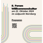 Programm des 8. Forum Willkommenskultur 2024