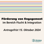 Förderung von Engagement im Bereich Flucht und Integration