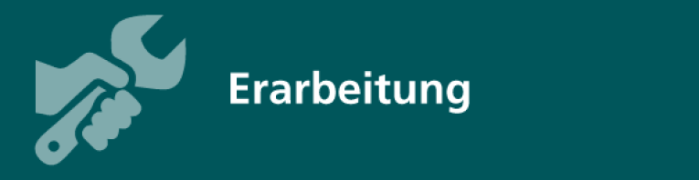 Stilisierte Darstellung zum Thema Erarbeitung