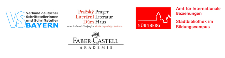 Logos der Kooperationspartner des mittelfränkisch-tschechischen Literaturstipendiums