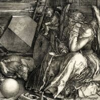 Albrecht Dürer: „Melencolia I“, Kupferstich, 1514.