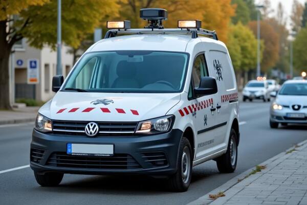 Im Stadtteil St. Johannis sind bis 26. April 2025 Scan-Cars der Firma Fürther Firma Smart City System Parking Solutions GmbH im Einsatz.