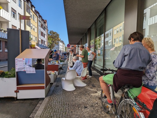 Foto der Parking Day Aktion am 15.09.2023