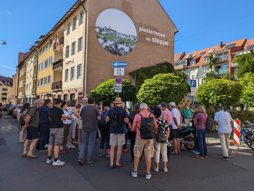 Foto der Stadt(ver)führung "Stadterneuerung trifft Geschichte" am 16.9.2023