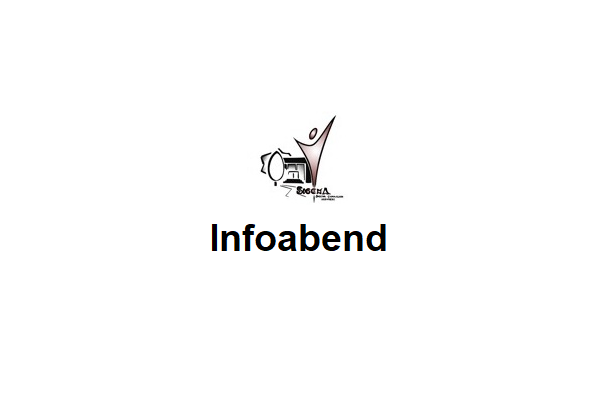 Logo der Schule und Text "Infoabend"