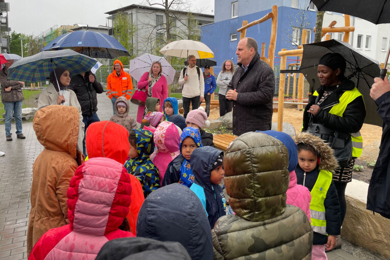 Eröffnung nach Umgestaltung: Quartiersplatz St. Leonhard– Ein Platz für Alle