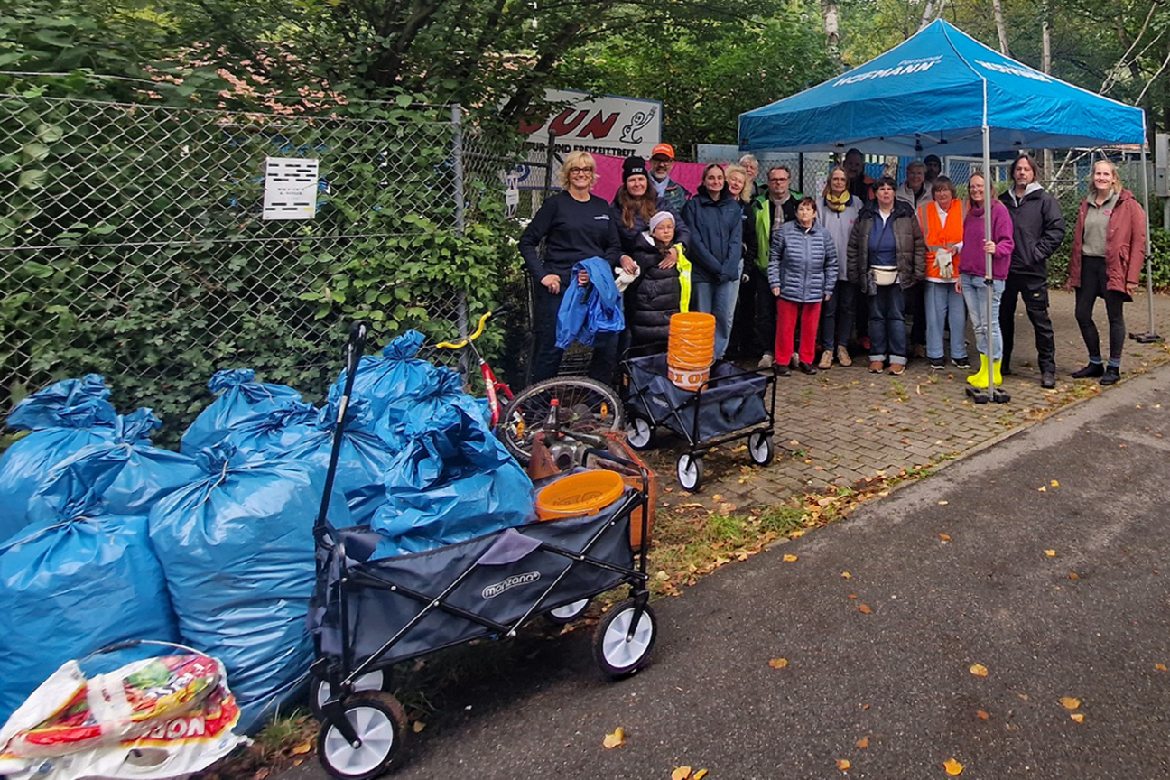 Bild © Alicandra Dörfel Kehrd wärd Aktion in Langwasser, Bild © Alicandra Dörfel