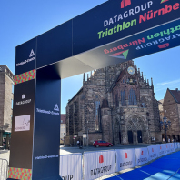 Zielbogen DATAGROUP Triathlon Nürnberg