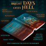 Buchcover „Bright Days of(f) Hell – Höllischer Pakt” der Autorin Saskia Kreutzer