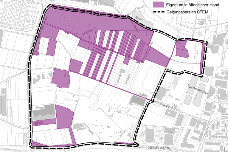 städtisches Eigentum im STEM Gebiet