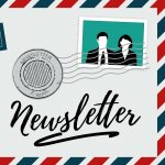 Briefumschlag mit aufschrift Newsletter