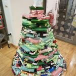 Weihnachtsbaum aus Büchern