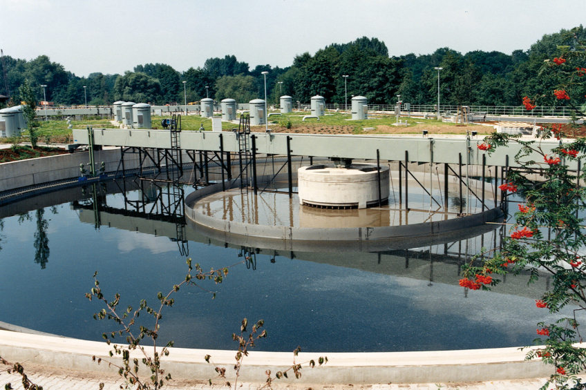 Die erste biologische Stufe im Klärwerk 2 © Stadtarchiv Nürnberg