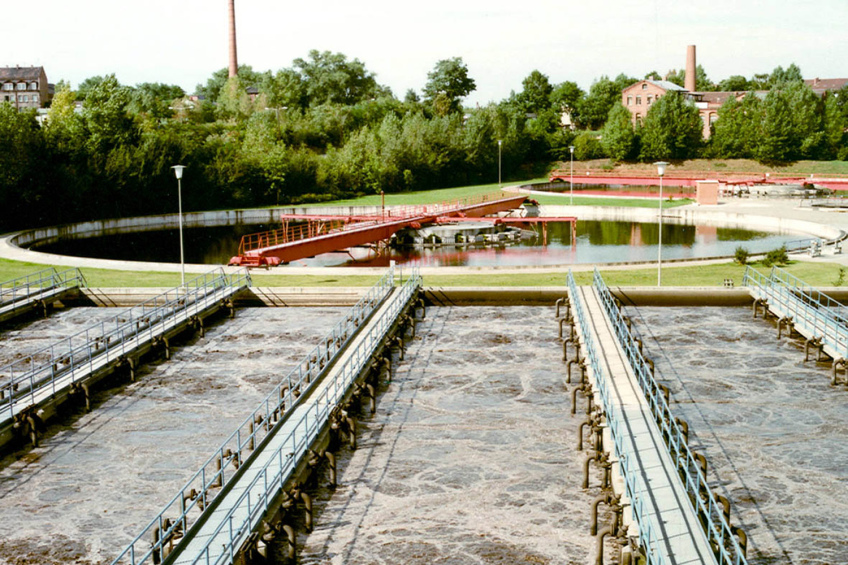 Zweite biologische Stufe im Klärwerk 1 © Stadtarchiv Nürnberg