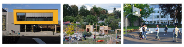 Bilder vom Kinder- und Jugendhaus TetriX und vom Aktivspielplatz Fuchsbau