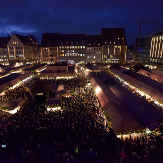 Der Christkindlesmarkt.