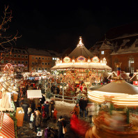 Blick auf die Nürnberger Kinderweihnacht.