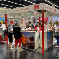 Auch die Stadt Nürnberg ist mit einem eigenen Stand vertreten.