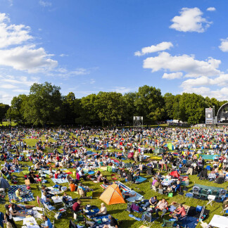 ( Bild: Uwe Niklas / Stadt Nürnberg ) Das war das Klassik Open Air 2017 im Luitpoldhain.
