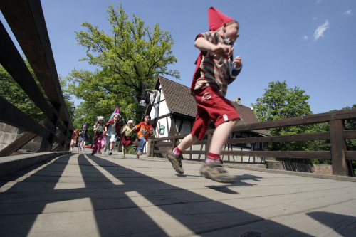 Kinderführung auf der Kaiserburg.