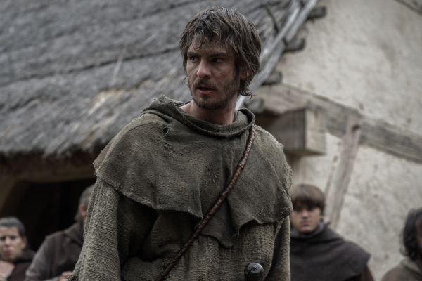Andrew Garfield als "Ploughman" im Film "The Uprising".