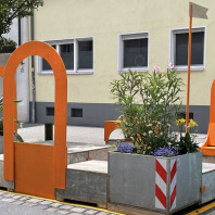 Parklet in der Südstadt.