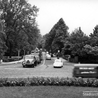 Blick auf den Wöhrder Talübergang im Jahr 1961