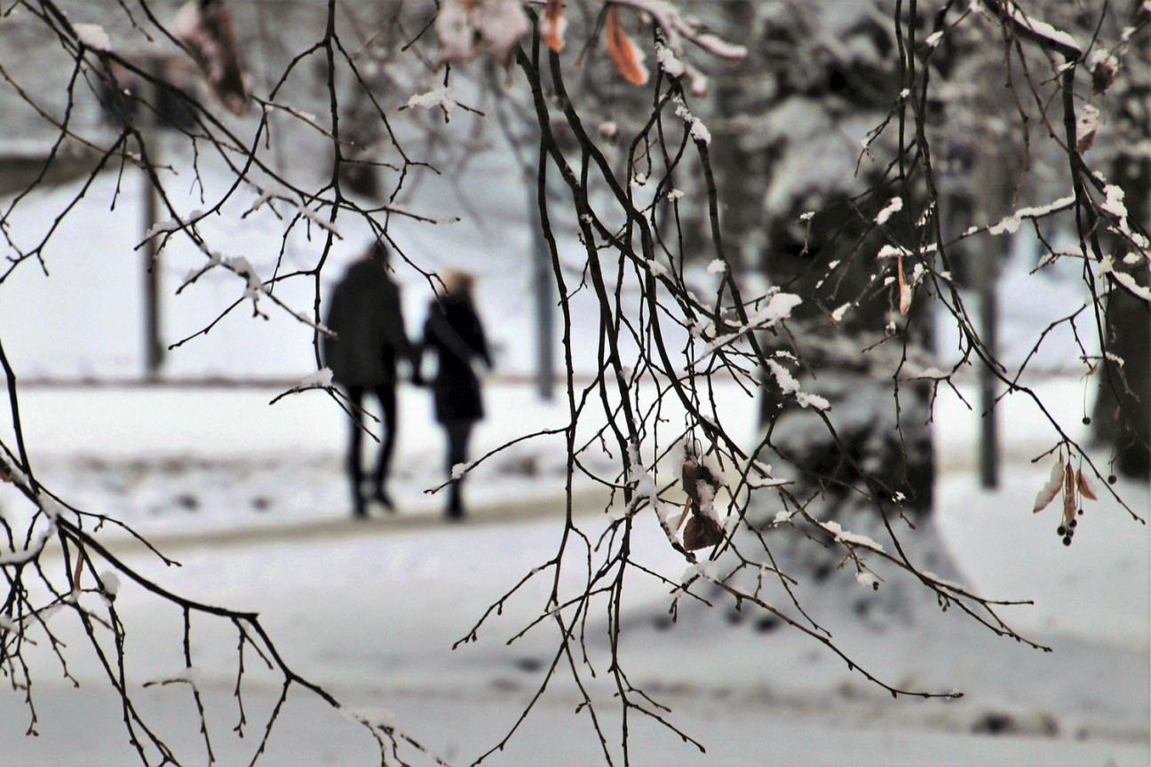 Bild © pixabay Spaziergänger im Winter., Bild © pixabay