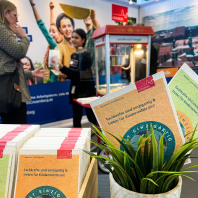 Der Stand des Jugendamts auf der Consocial-Fachmesse.