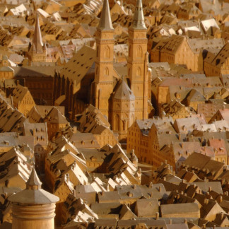( Bild: Stadt Nürnberg ) Fembohaus, Modell