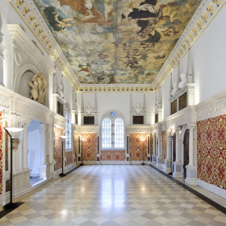 ( Bild: Uwe Niklas / Stadt Nürnberg ) Tucherschloss, Hirsvogelsaal