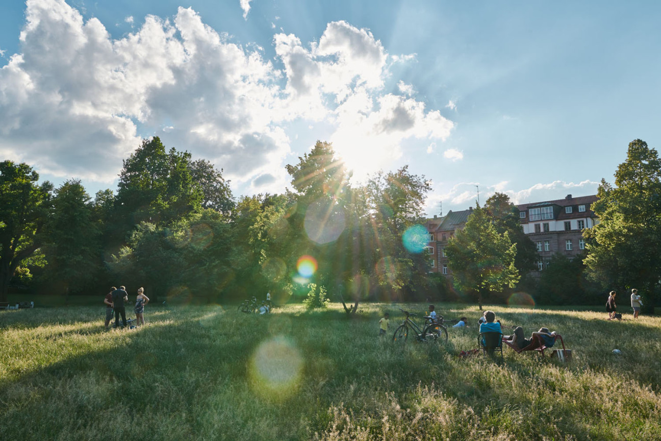 Bild © Gerhard Illig / Stadt Nürnberg Rosenaupark im Sommer., Bild © Gerhard Illig / Stadt Nürnberg