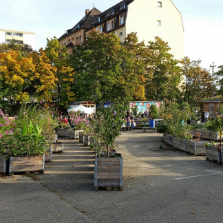 ( Bild: Johannes Barthel / Stadt Nürnberg ) Erntefest im Stadtgarten