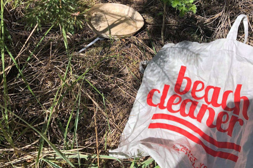 Mülltüte der Beach Cleaner.