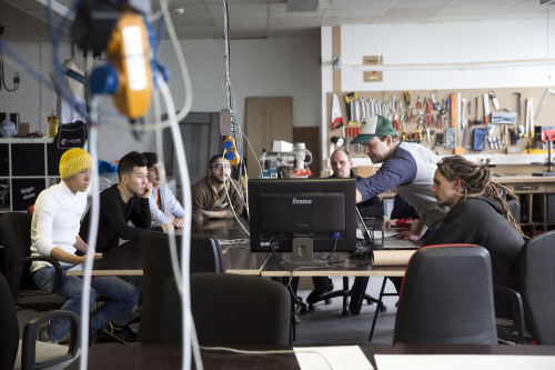 Skaterampe Workshop im Fab Lab.