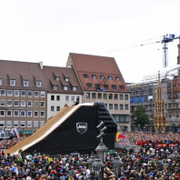 Trotz des fehlenden Trainings, das wegen zu viel Regen ausfallen musste, zeigten die Freerider am Freitagabend beim Best Trick Contest atemberaubende Sprünge.