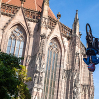 ...wie hier vor der Sebalduskirche!