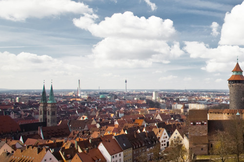 Blick über Nürnberg