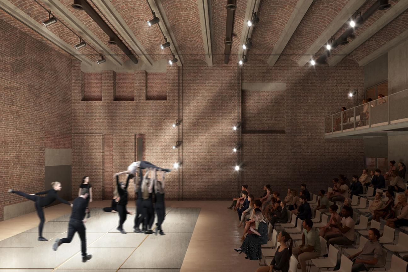 Bild © gmp Architekten Visualisierung der geplanten Ermöglichungsräume in der Kongresshalle., Bild © gmp Architekten