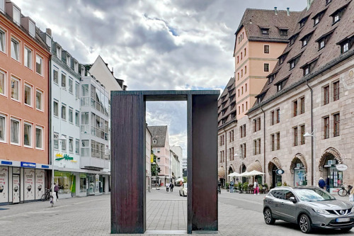 © André Winkel / Stadt Nürnberg Hallplatz in Blickrichtung Westen. © André Winkel / Stadt Nürnberg