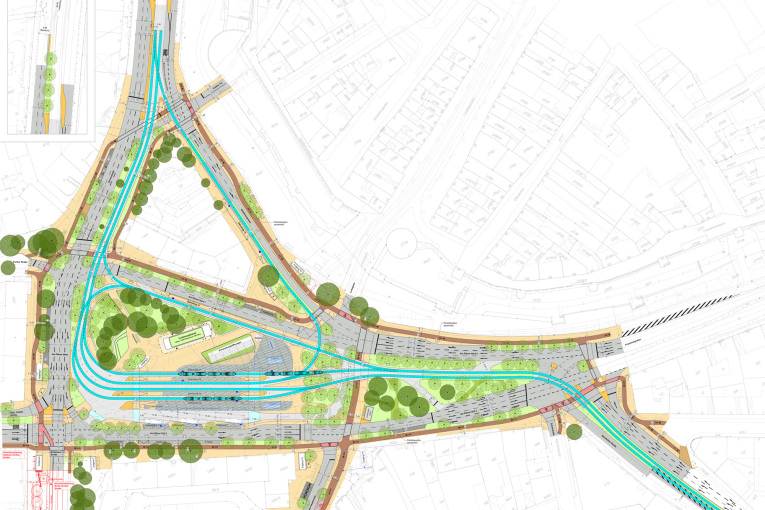 Plan: Verkehrsanlagen.