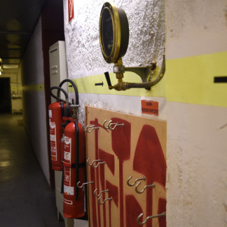 ( Bild: Darja Wolf / Stadt Nürnberg ) Atombunker im Verkehrsmuseum