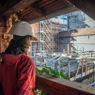 ( Bild: Christine Dierenbach / Christine Dierenbach / Stadt Nürnberg ) Baustelle Umbau Kuenstlerhaus